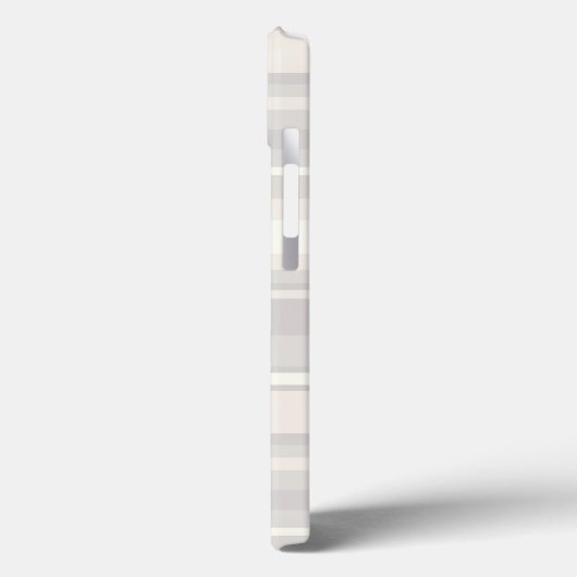 モノグラムストライプベージュのケースメイトiPhoneケース Case-Mate iPhoneケース (裏面 / 左)