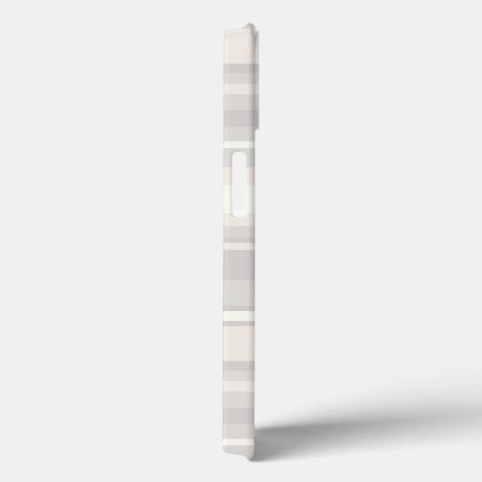 モノグラムストライプベージュのケースメイトiPhoneケース Case-Mate iPhoneケース (裏面 / 右)