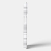 モノグラムストライプライトグレーのケース – メイトiPhoneケース Case-Mate iPhoneケース (裏面 / 右)
