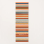 モノグラムストライプレトロヴィンテージ ヨガマット (正面)