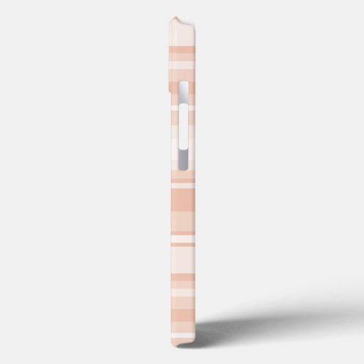モノグラムストライプ桃のケース – メイトiPhoneケース Case-Mate iPhoneケース (裏面 / 左)
