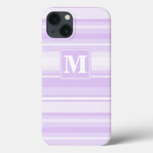 モノグラムストライプ薄紫ケースメイトiPhoneケース iPhone 13ケース