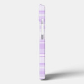 モノグラムストライプ薄紫ケースメイトiPhoneケース Case-Mate iPhoneケース (裏面 / 左)