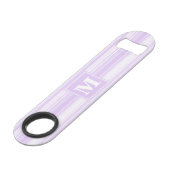 モノグラムストライプ薄紫 スピード栓抜き (正面アングル)