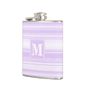 モノグラムストライプ薄紫 フラスク (左)