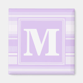 モノグラムストライプ薄紫 マグネット