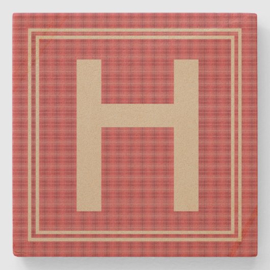 モノグラムストーンコースター ストーンコースター (正面)