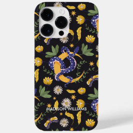 モノグラムスネークとフローラ妖精プリント Case-Mate iPhone 14 PRO MAXケース