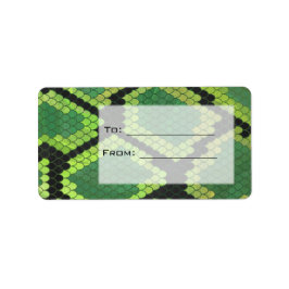 モノグラムスネークグリーンとブラック ラベル