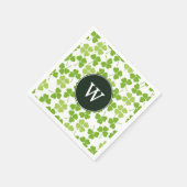 モノグラムセントパトリックズデイパーティーナプキンス スタンダードカクテルナプキン (角)