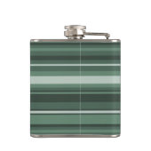 モノグラムセージ緑ストライプの フラスク (裏面)
