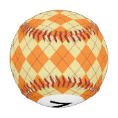 モノグラムセーターの背景 野球ボール (裏面)