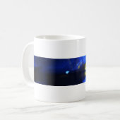 モノグラムタイポグラフィカッコいいおもしろい コーヒーマグカップ (正面左)