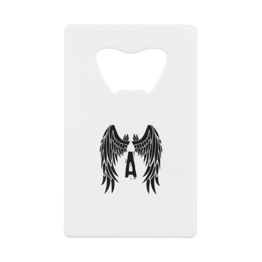 モノグラムタトゥーエンジェルウィング クレジットカード栓抜き (正面)