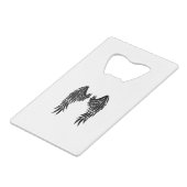 モノグラムタトゥーエンジェルウィング クレジットカード栓抜き (裏面アングル)