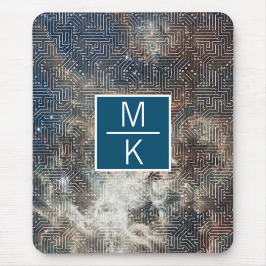 モノグラムタランテュラ星雲回路GLスプリッタ マウスパッド (正面)