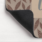 モノグラムタンボタニカル葉マウスパッド マウスパッド (コーナー)