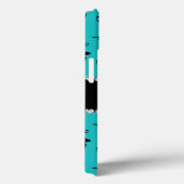 モノグラムターコイズ体操ハート弓 Case-Mate iPhoneケース (裏面 / 右)