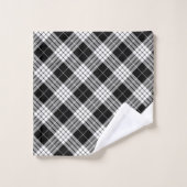 モノグラムタータンチェックプレイドバスタオルセット バスタオルセット (ウォッシュタオル)