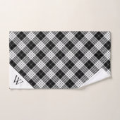 モノグラムタータンチェックプレイドバスタオルセット バスタオルセット (ハンドタオル)