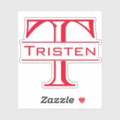 モノグラムダイカットカスタムステッパーソナライズされたカー シール (シート)