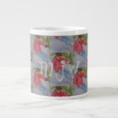 モノグラムダウンヒルスキーヤー ジャンボコーヒーマグカップ (正面)