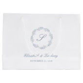 モノグラムダスティーブルーズリース結婚ズ ラージペーパーバッグ (裏面)