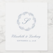 モノグラムダスティーブルーズリース ワインラベル (シングルラベル)