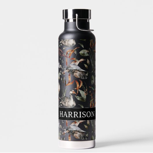 モノグラムダックガチョウ狩り紅葉 ウォーターボトル (左面)