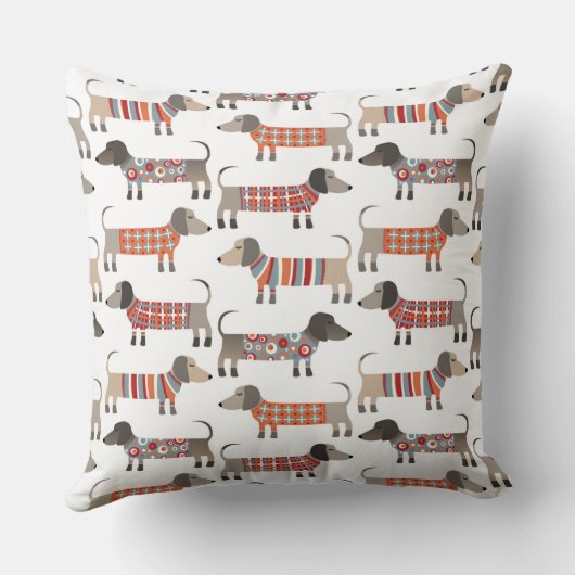 モノグラムダックスシャンドウィナードッグ クッション (裏面)