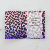 モノグラムダルマチアンブラックとピンク カード (内部)