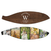 モノグラムダークウッド5フォトコラージュ バスケットボール (パネル)