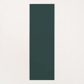 モノグラムダークグリーンスタイリッシュミニマモダンリスト ヨガマット (裏面)