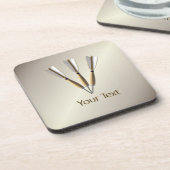 モノグラムダーツデザイン コースター (左側)