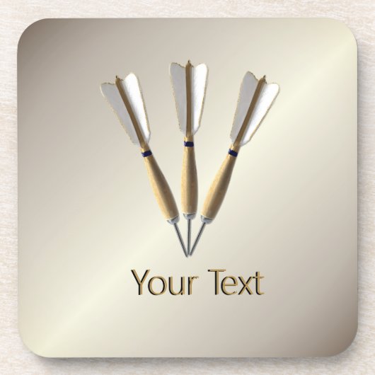 モノグラムダーツデザイン コースター (正面)