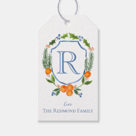 モノグラムチノワセリーウォーター色シトラスクレスト ギフトタグ