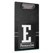 モノグラムチャルクボードスタイル |文字E クリップボード (右)