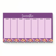 モノグラムチューリップカラフル春の花&陽気