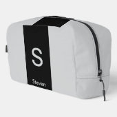 モノグラムツートーンモダンブラックとグレー ドップキット (右コーナー)