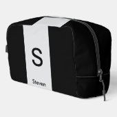 モノグラムツートーンモダンブラックとライトグレー ドップキット (右コーナー)