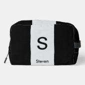 モノグラムツートーンモダンブラックとライトグレー ドップキット (裏面)