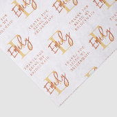 モノグラムテラコッタパターンブリデスメイド感謝していティス 薄葉紙 (詳細)