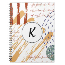 モノグラムテラコッタ抽象芸術ドードル