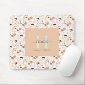 モノグラムテラゾアーストーンパタモダンーン マウスパッド (マウス)