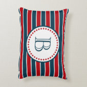 モノグラムデザイン アクセントクッション (裏面(縦))