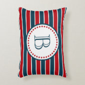 モノグラムデザイン アクセントクッション (正面(垂直))