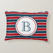 モノグラムデザイン アクセントクッション (裏面)