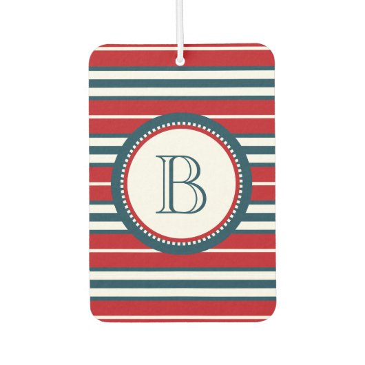 モノグラムデザイン カーエアーフレッシュナー (正面)