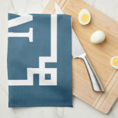 モノグラムデザイン キッチンタオル (四つ折り)