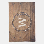 モノグラムデザイン キッチンタオル (縦)